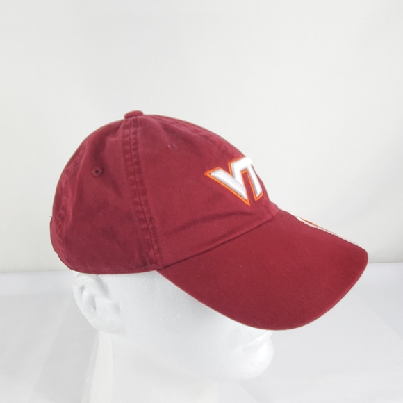 Virginia Tech Hokies Hat VT Mascot Logo Licensed Cap Embroidered Strapback OS. - Picture 4 of 12